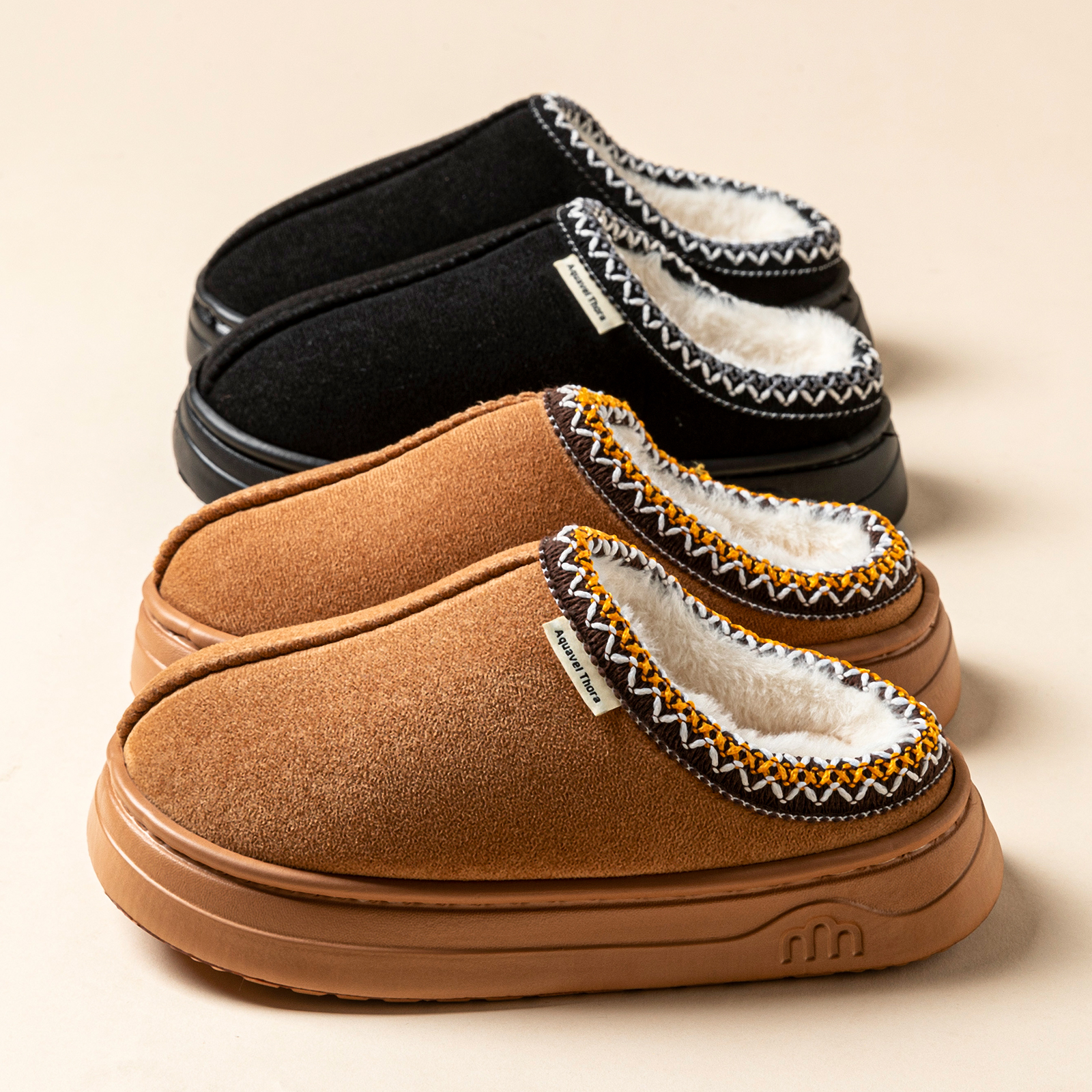 Sewing Cotton - Winter Anti-slip Women's Soft Slipper Boots