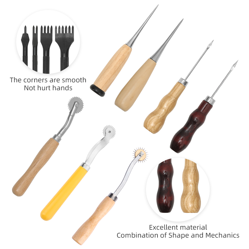 Sewing Thread Production - Hand sewing engraving combination thread leather