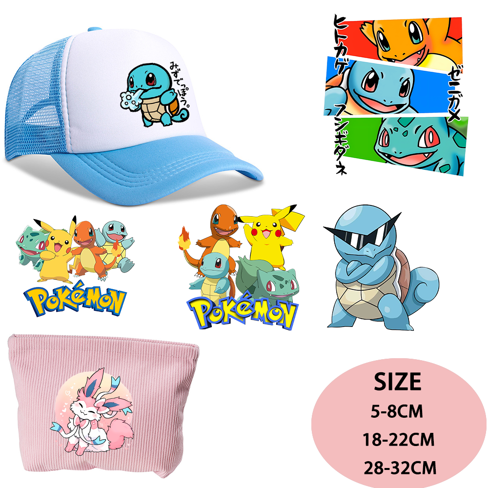 Iron On Patch - Pokemoned Iron on Patches Washable Heat