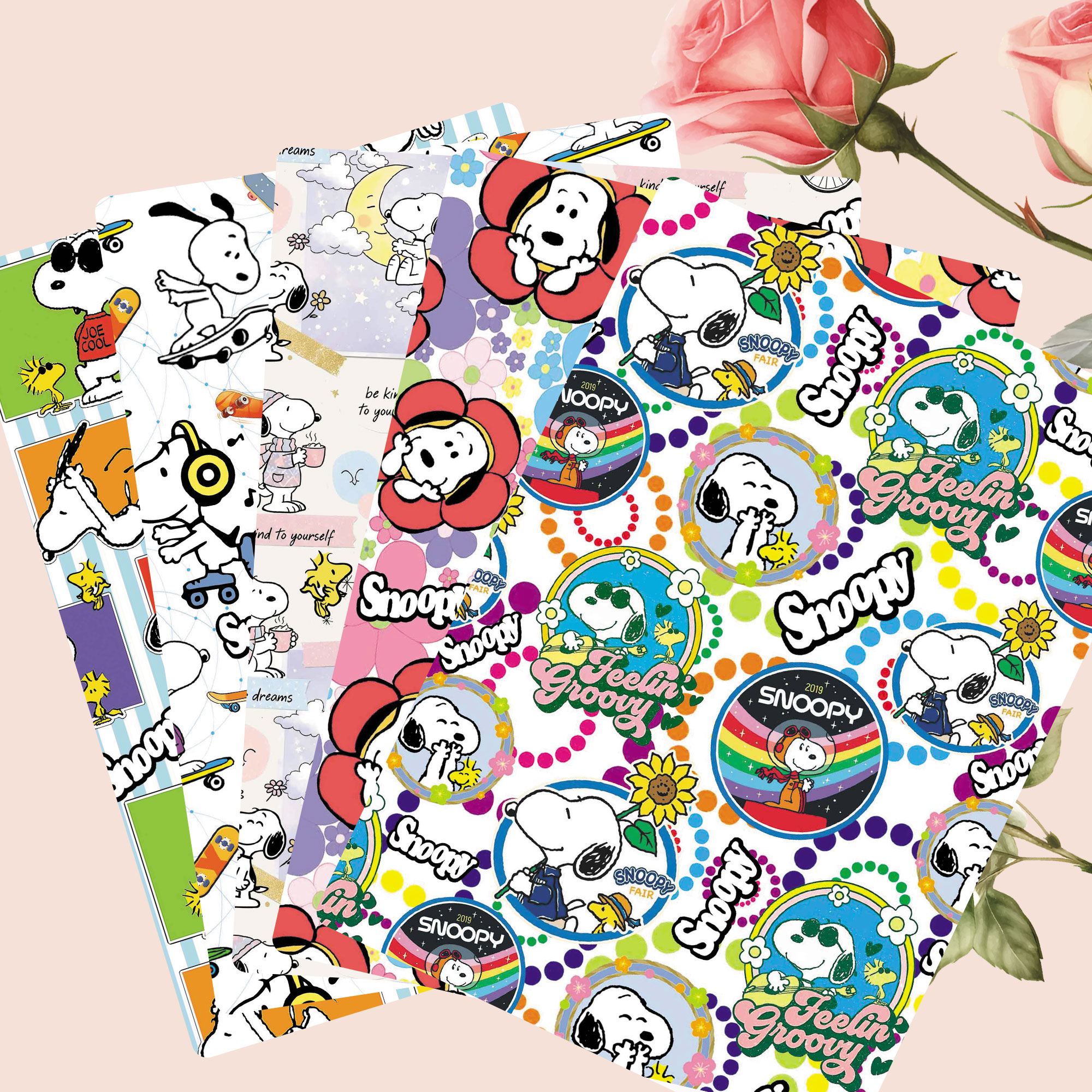 Sewing In Textile - TAKARA TOMY Snoopy fabric140x50CM Cartoon printed