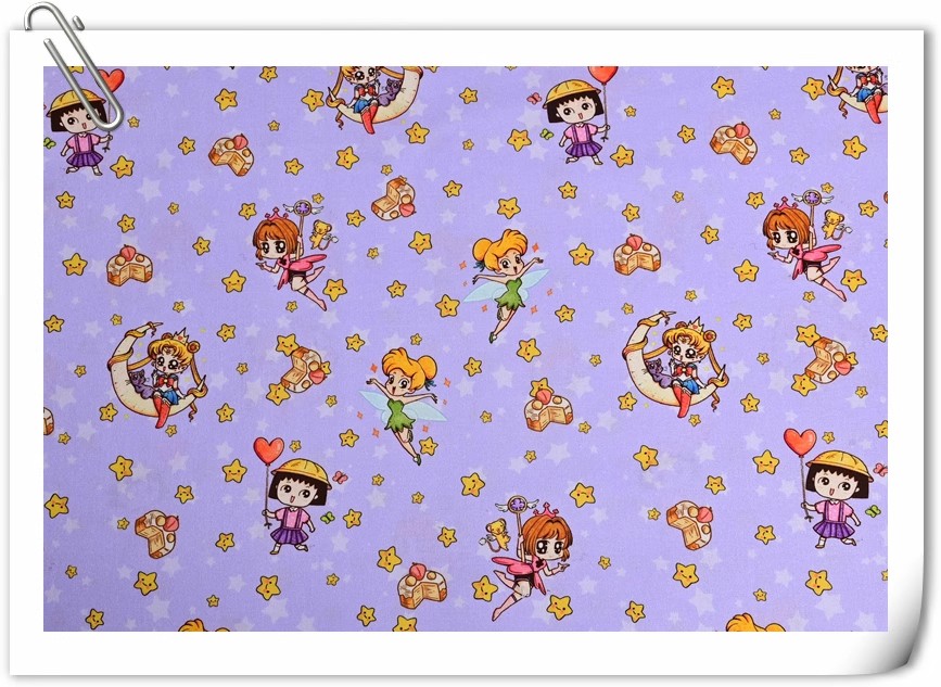 Sailor Moon Stars Cartoon Girl - Textile And Sewing Materials 리뷰 및 가격