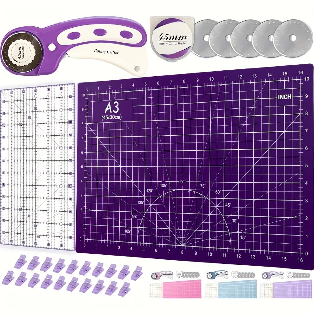 Rotary Cutter Set with A3 Cutt - Quilting Ruler Square 리뷰 및 가격