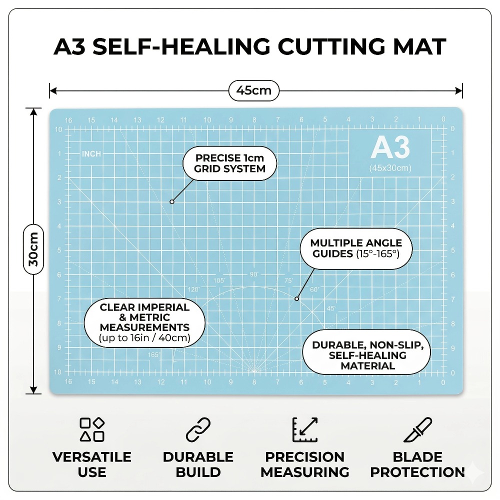 Rotary Cutter Set with A3 Cutt - Quilting Ruler Square 리뷰 및 가격