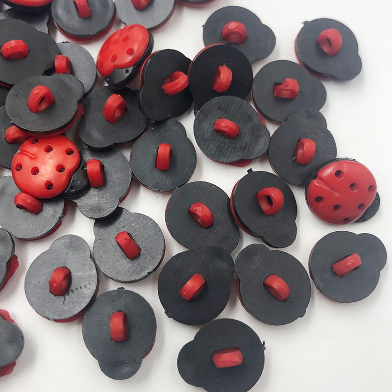 50/100Pcs Red ladybug DIY Kid' - Button Hole Cutter 리뷰 및 가격