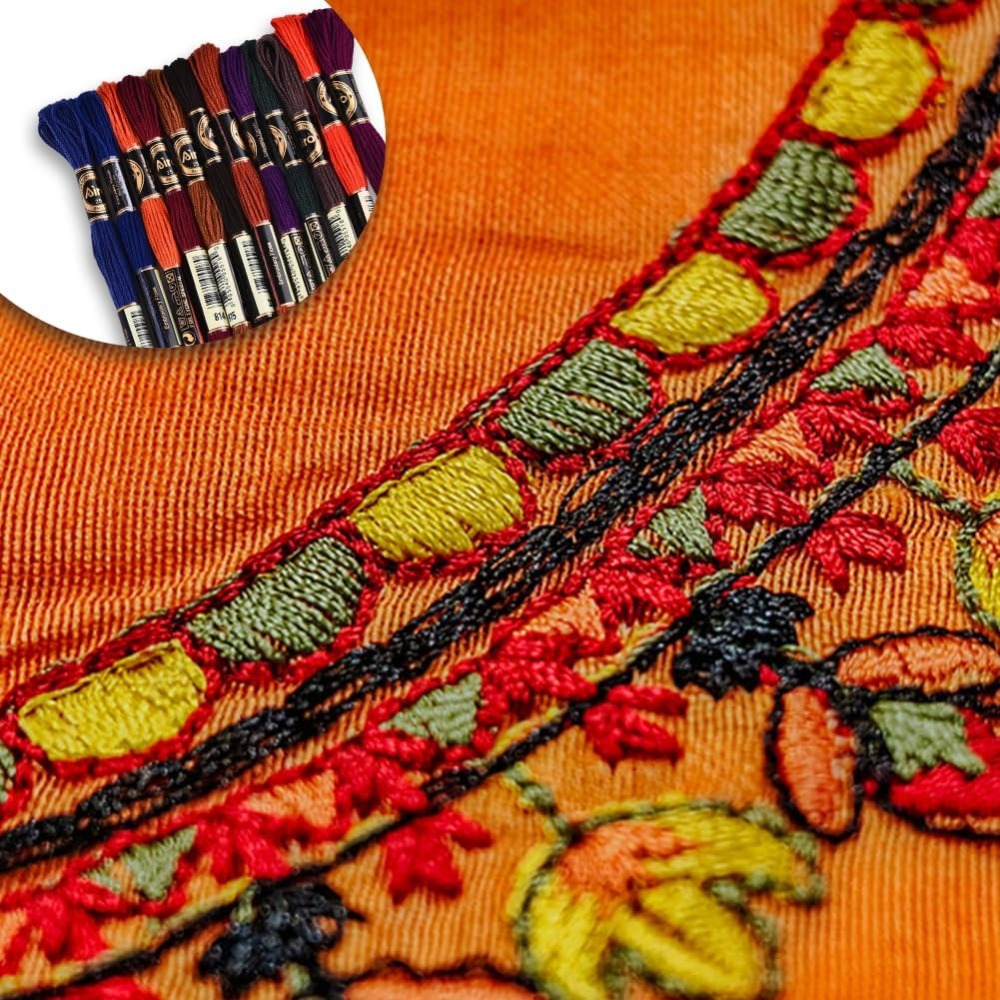 12 Skeins 6 Strands Hand Varie - Embroidery Floss Thread 리뷰 및 가격
