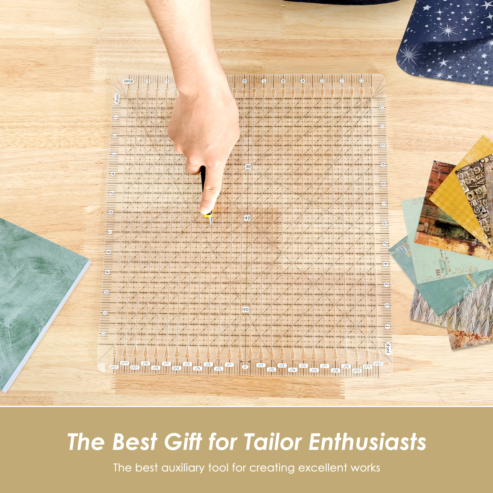 Quilting Ruler 12 x 12 Inches  - Quilting Ruler Square 리뷰 및 가격