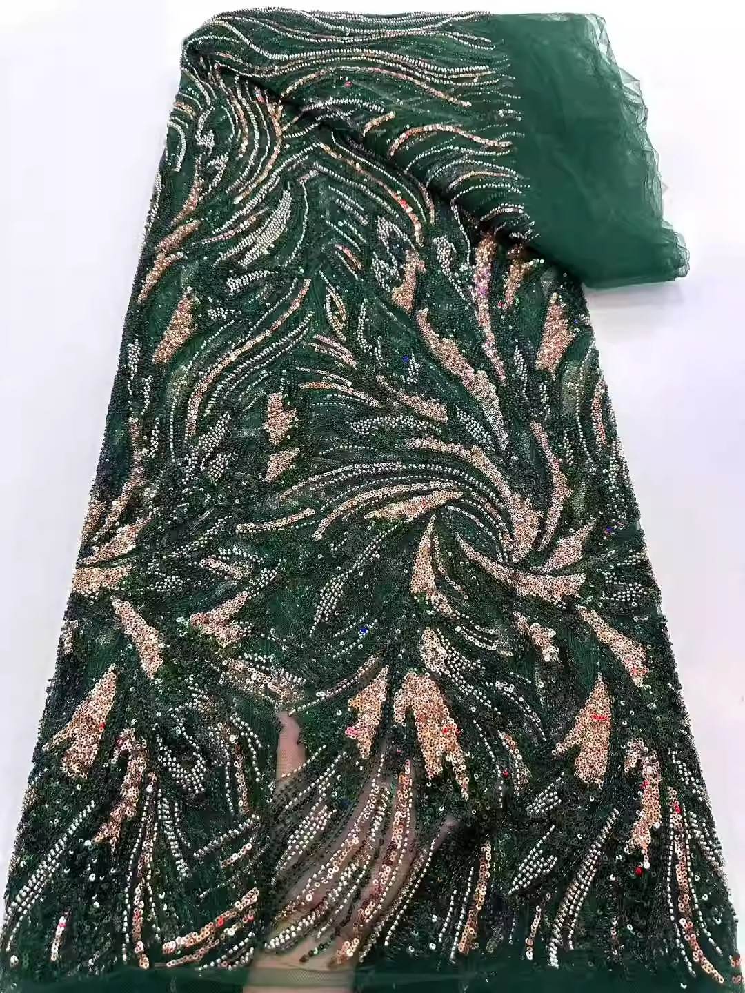 5yard Sequin bead tube embroid - Sewing Embroidery Fabric 리뷰 및 가격