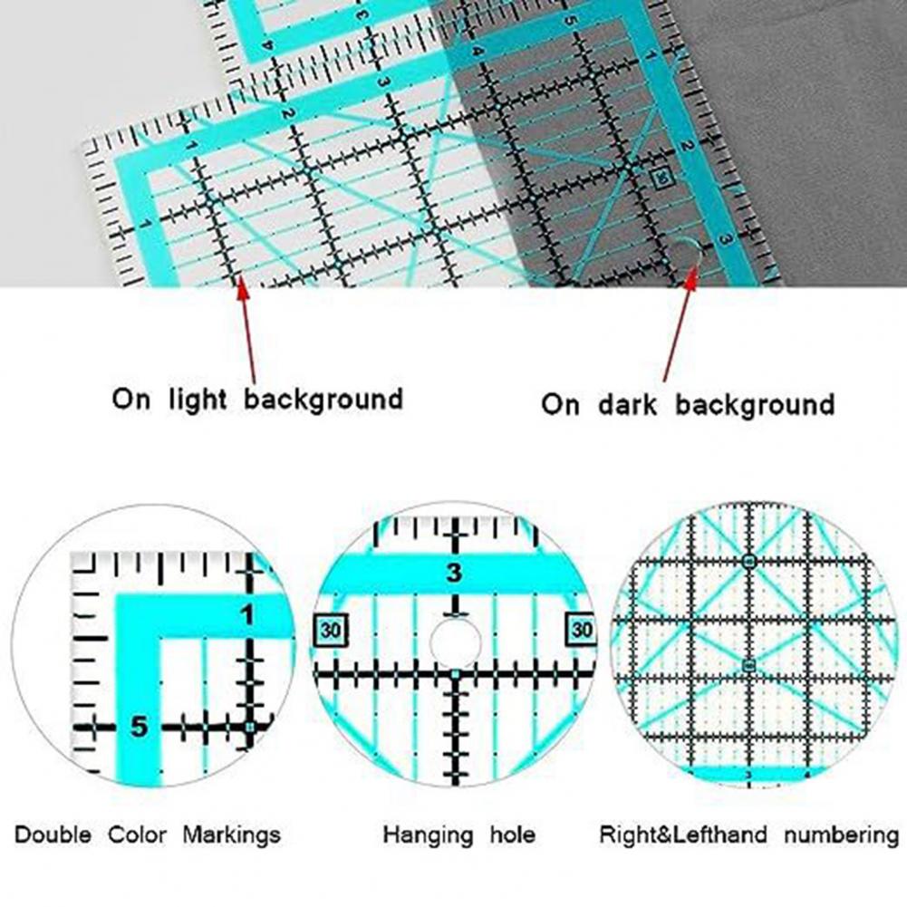 4Pcs Acrylic Quilting Ruler wi - Quilting Ruler Square 리뷰 및 가격
