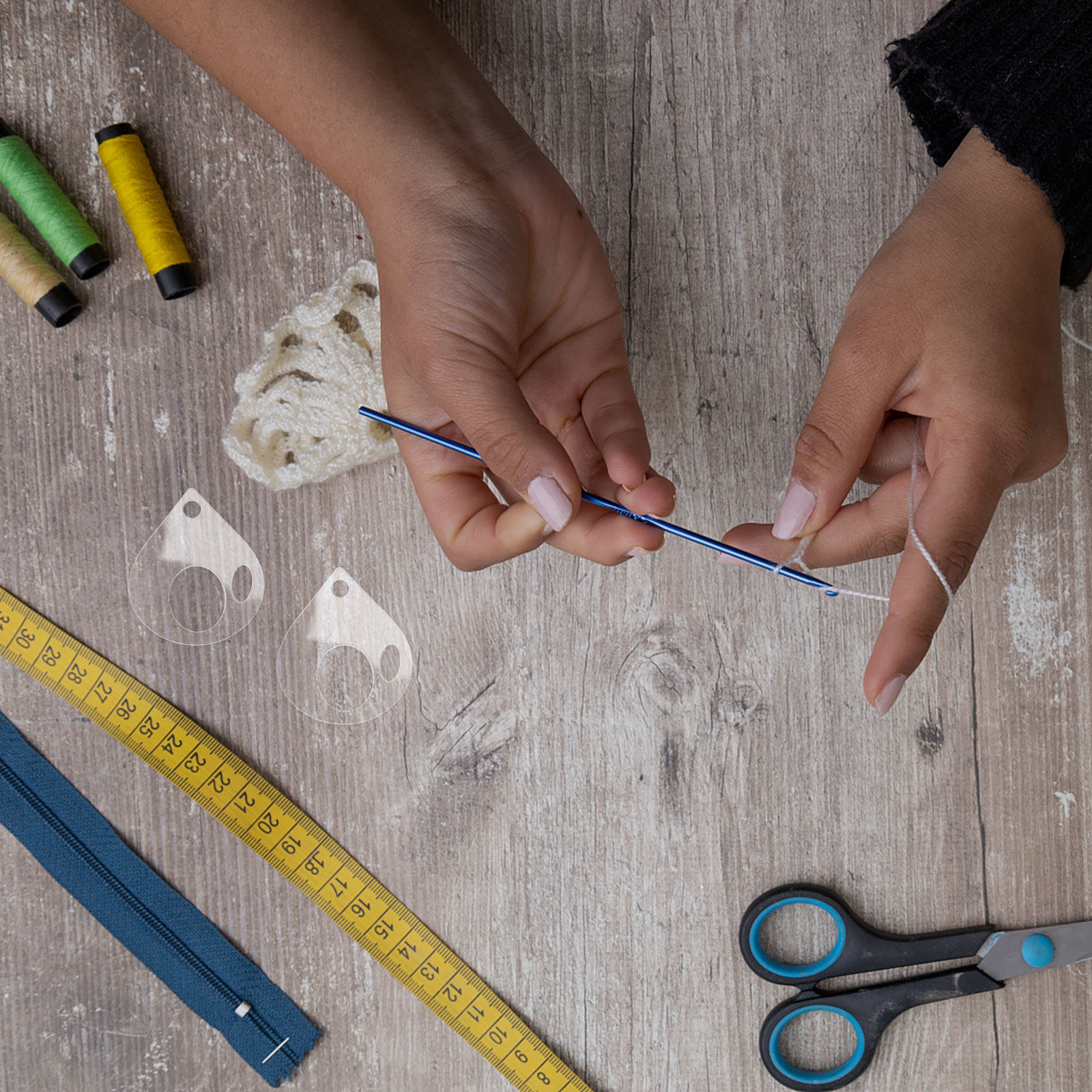 20Pcs Acrylic Bobbins Clear Th - Embroidery Floss Thread 리뷰 및 가격