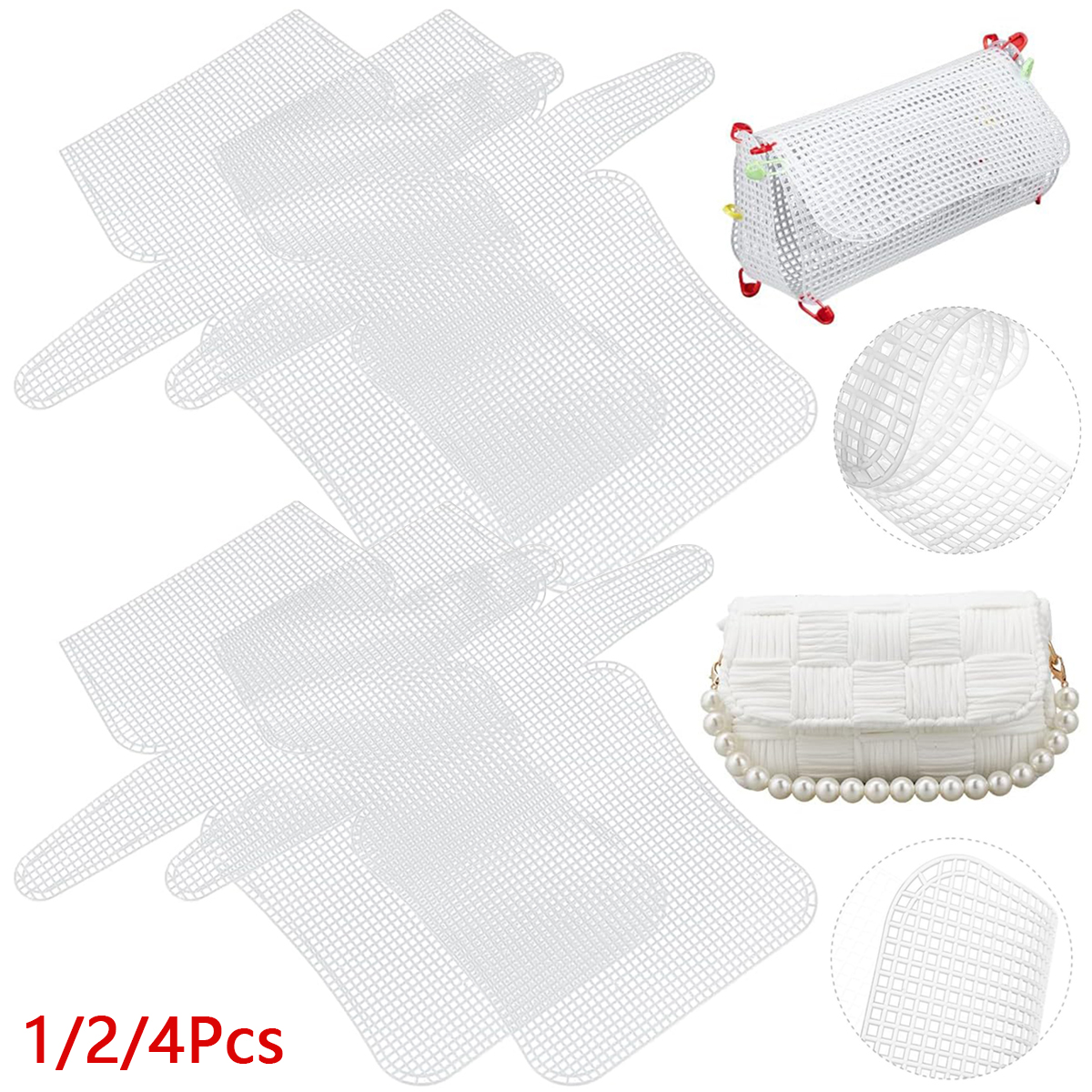 1-4Pcs Plastic Mesh Canvas She - Sewing Net 리뷰 및 가격