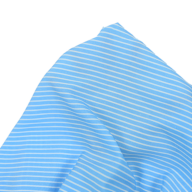 Striped Chiffon Fabric Opaque  - Sewing By 리뷰 및 가격