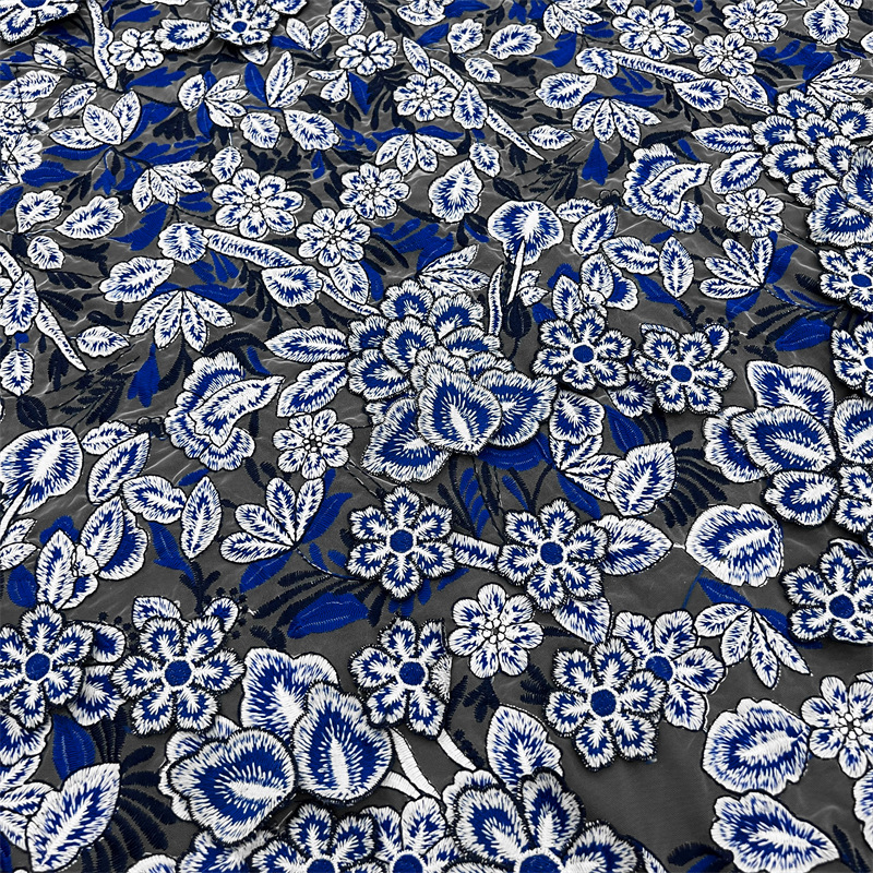 1yard Blue and white porcelain - Sewing Embroidery Fabric 리뷰 및 가격