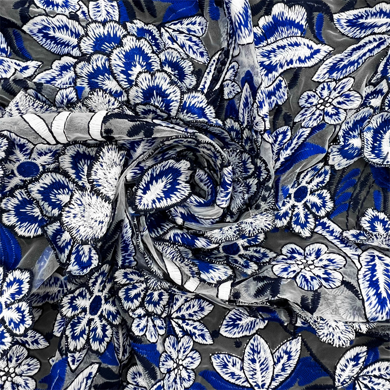 1yard Blue and white porcelain - Sewing Embroidery Fabric 리뷰 및 가격