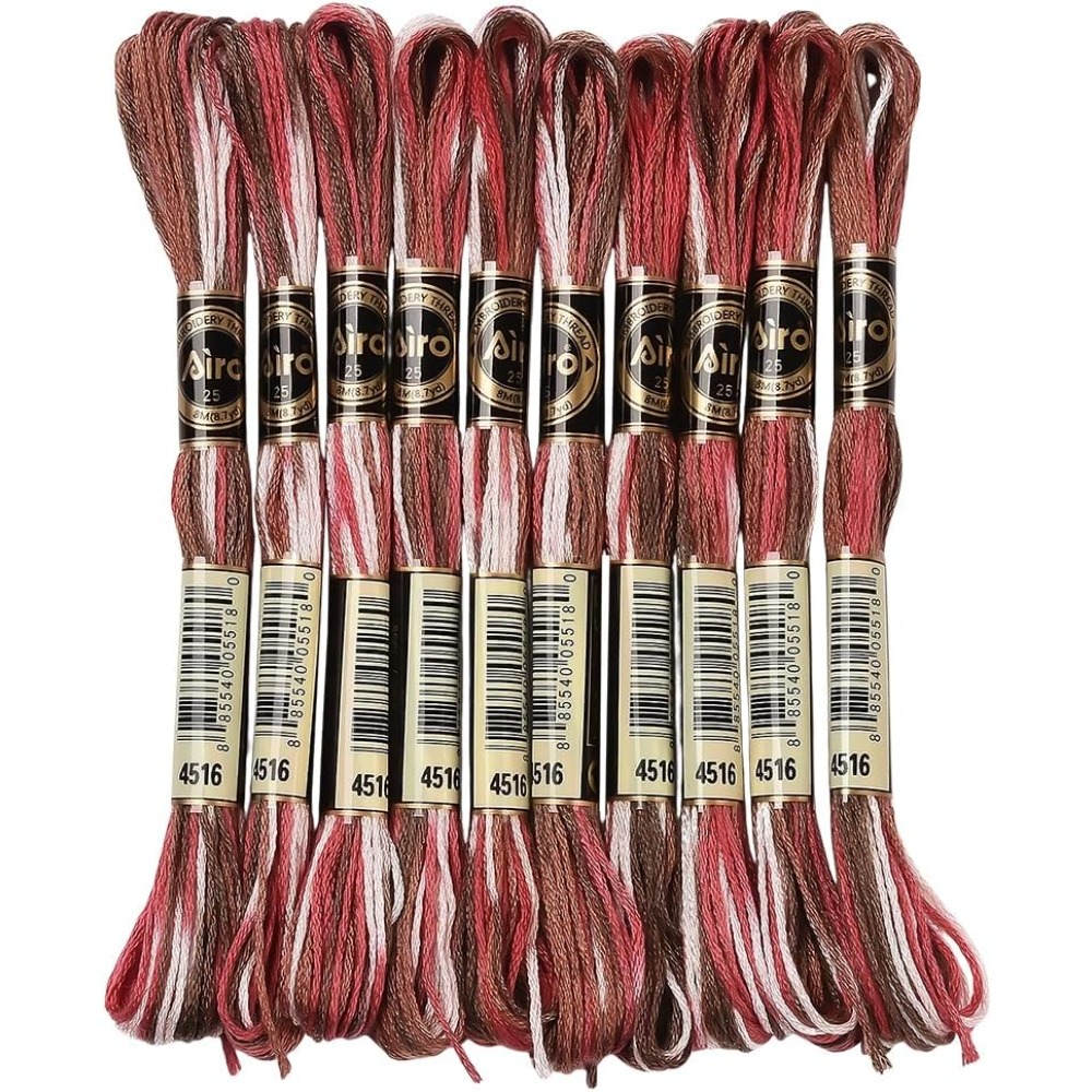 10 Skeins 6 Strands Red Embroi - Embroidery Floss Thread 리뷰 및 가격
