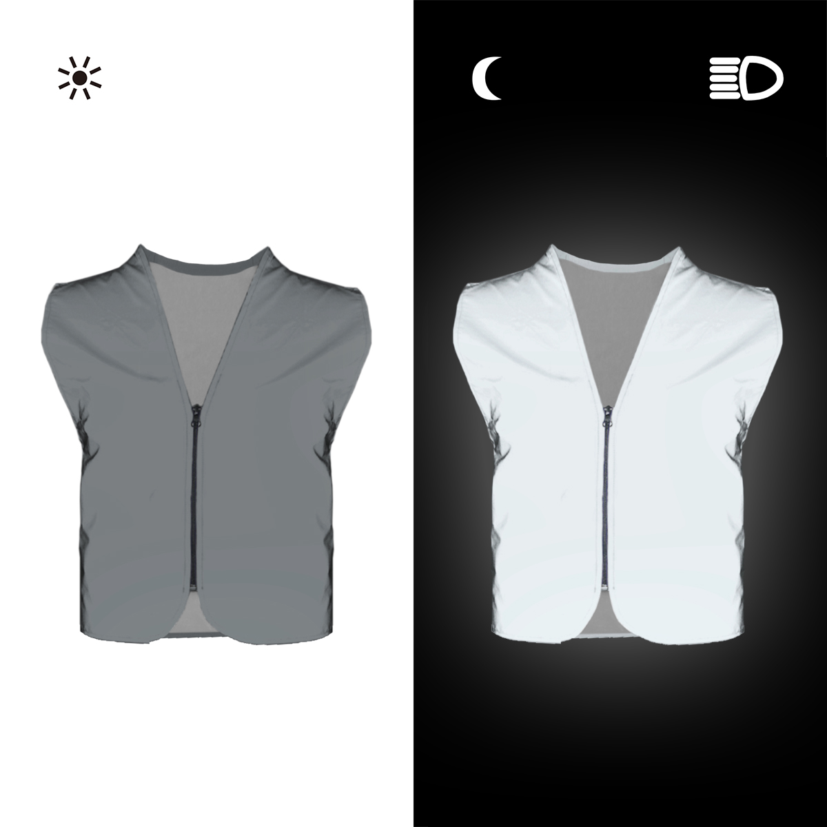 Salzmann Reflective Vest High  - Invisible Zip Fastener 리뷰 및 가격