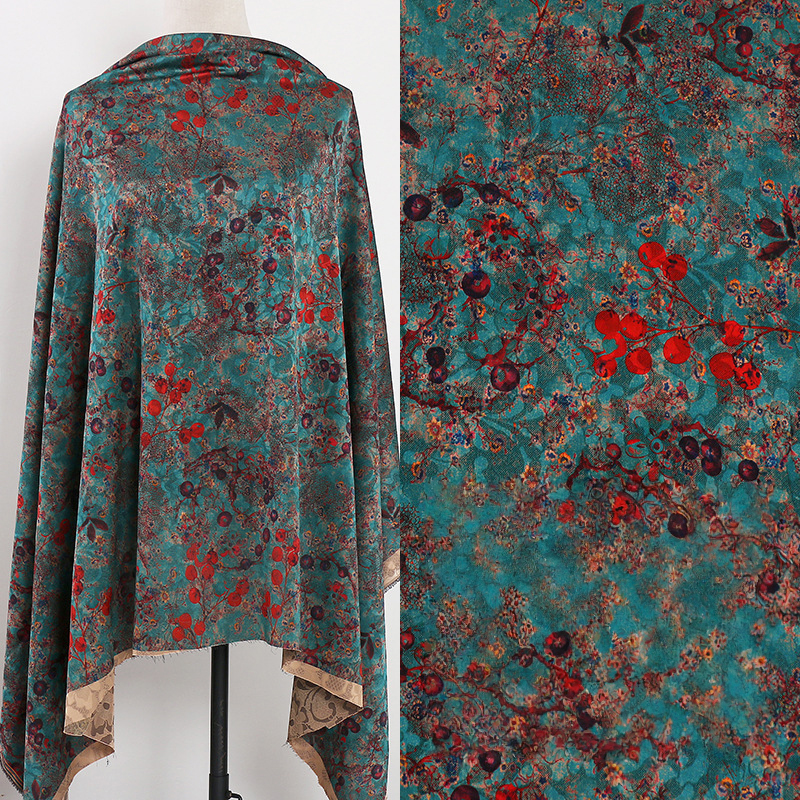1m Floral Printed Fabric Imita - Sewing In Textile 리뷰 및 가격