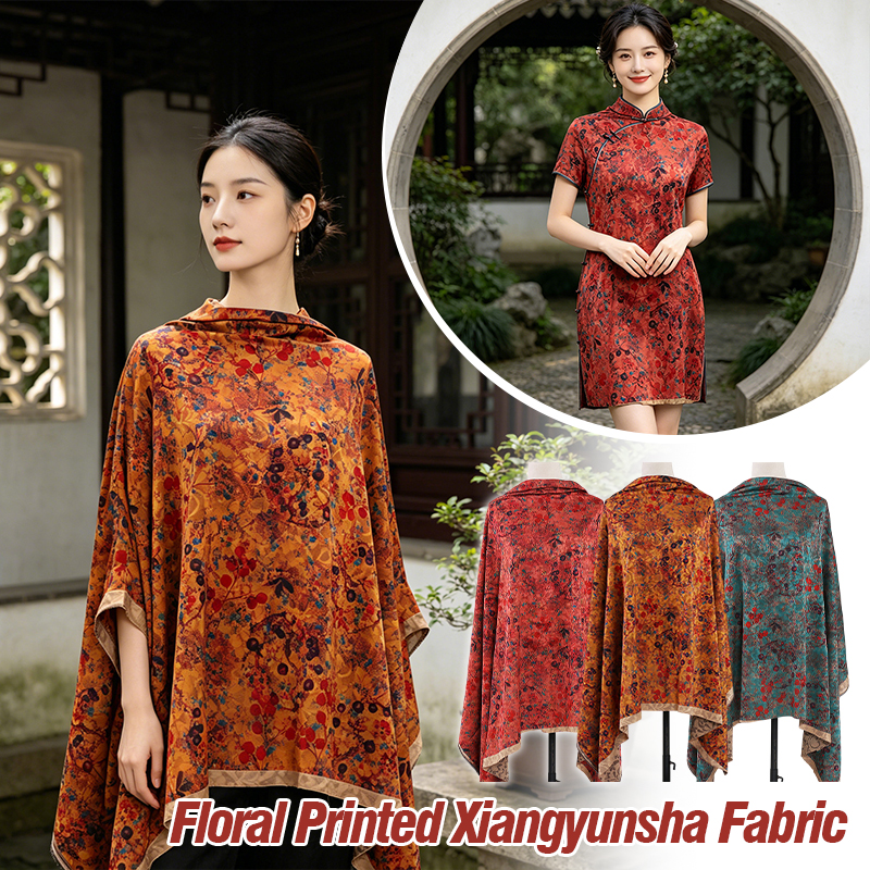 1m Floral Printed Fabric Imita - Sewing In Textile 리뷰 및 가격
