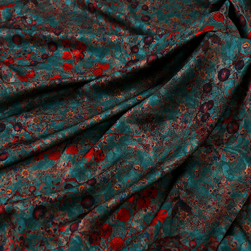 1m Floral Printed Fabric Imita - Sewing In Textile 리뷰 및 가격