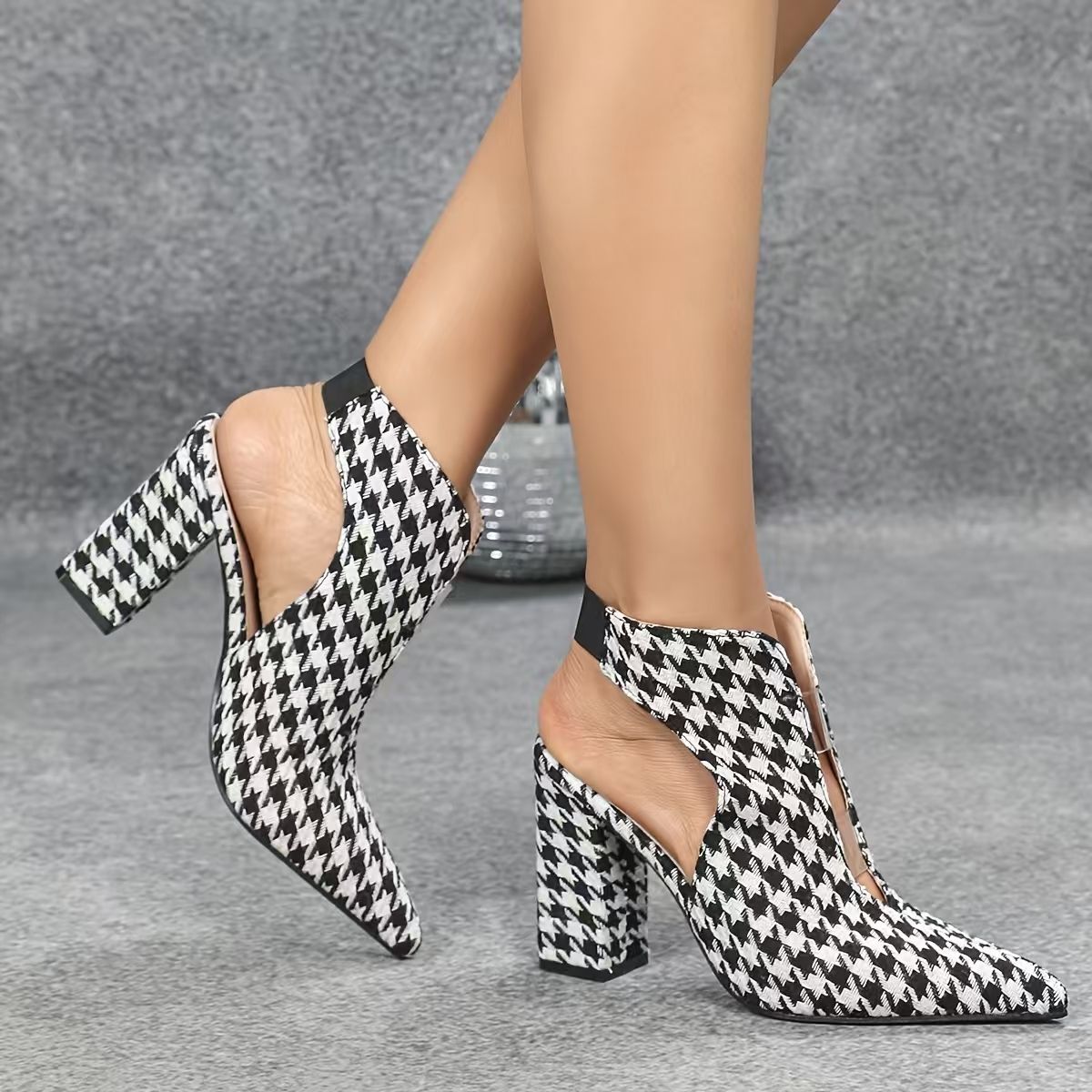 Fashion Houndstooth Cowboy Boo - Elastic Waistband Roll 리뷰 및 가격
