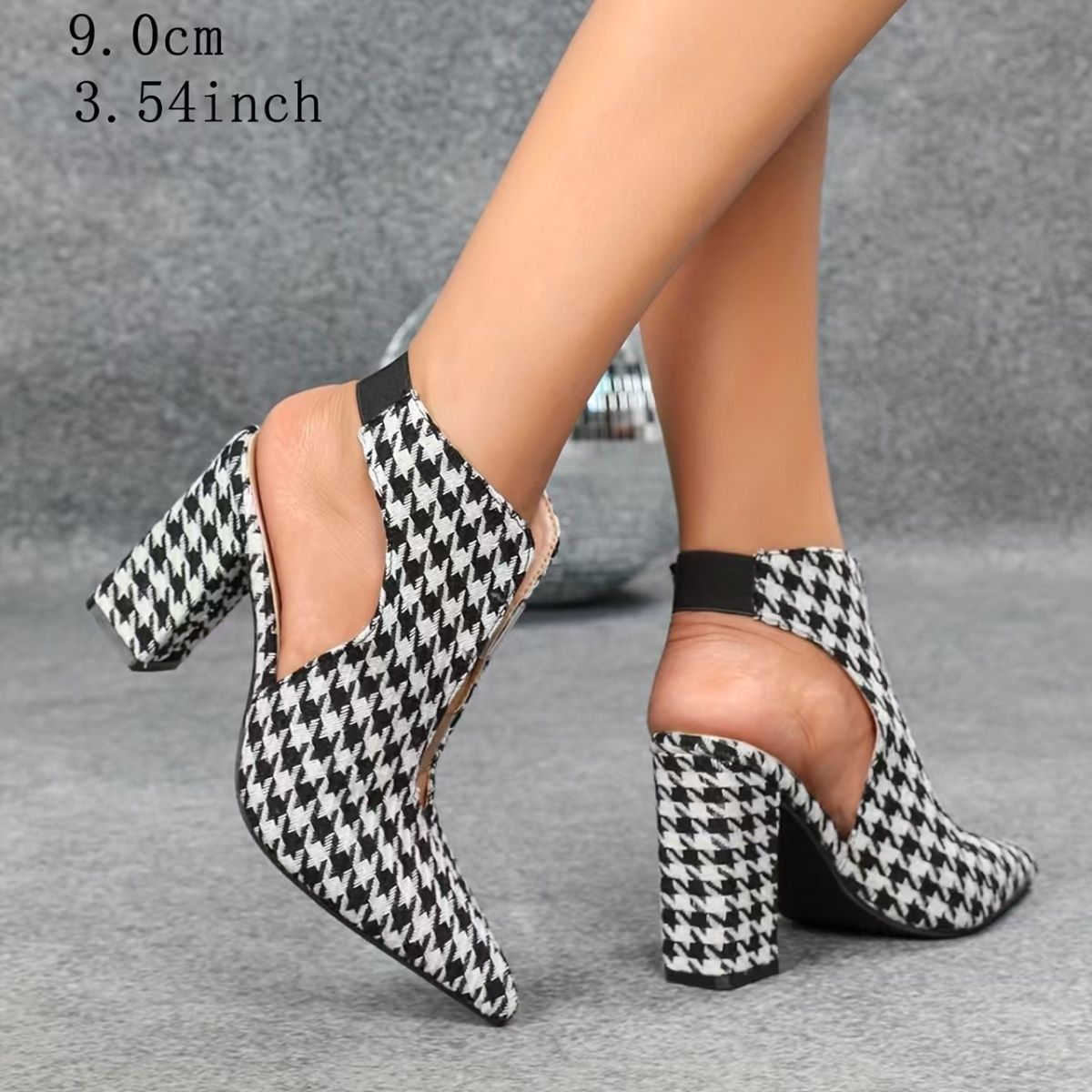 Fashion Houndstooth Cowboy Boo - Elastic Waistband Roll 리뷰 및 가격