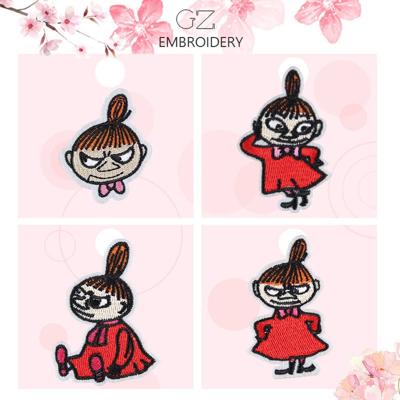 Moomin Cute Cartoon Embroidere - Iron On Patch 리뷰 및 가격