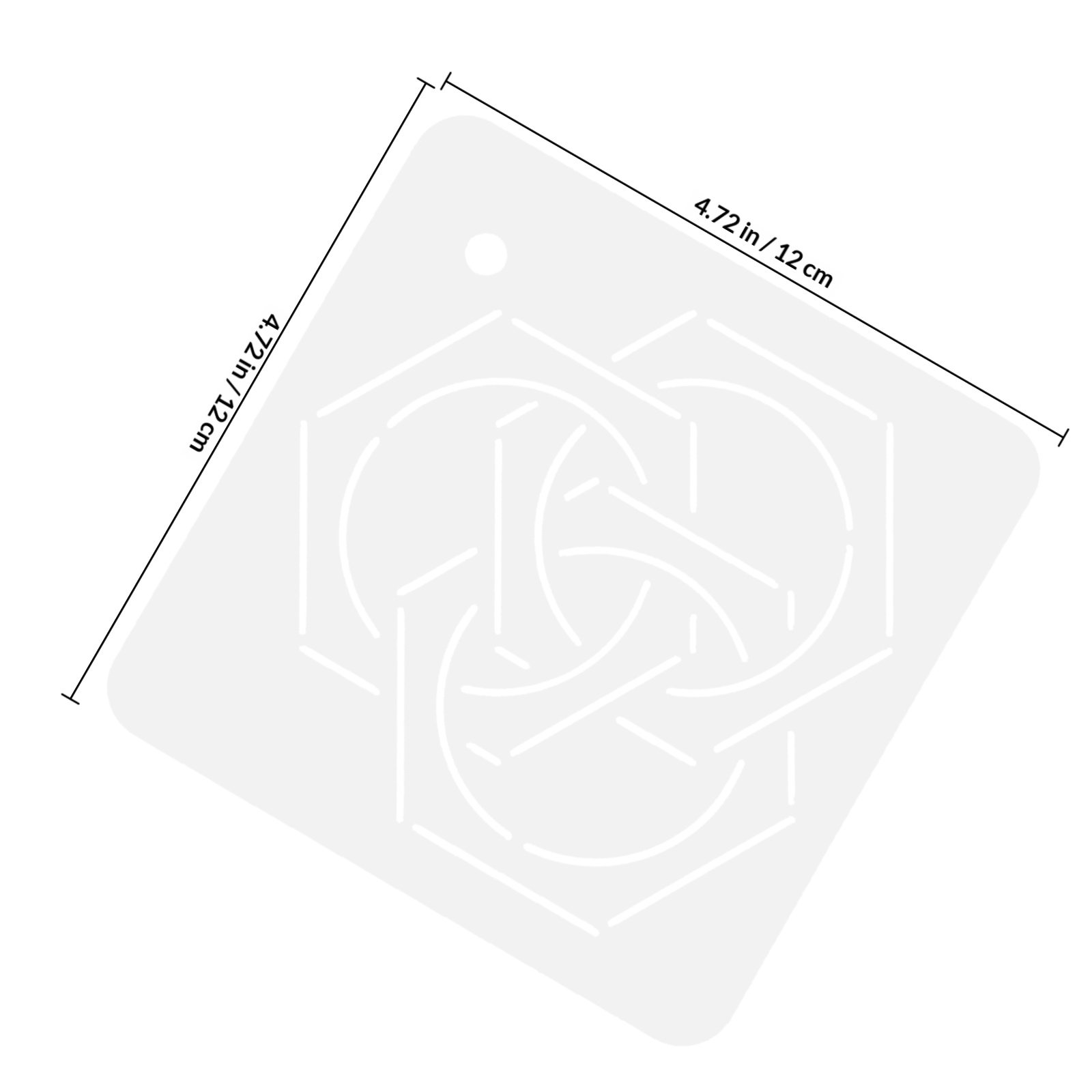 6Pcs Quilting Templates Acryli - Sewing Embroidery Fabric 리뷰 및 가격