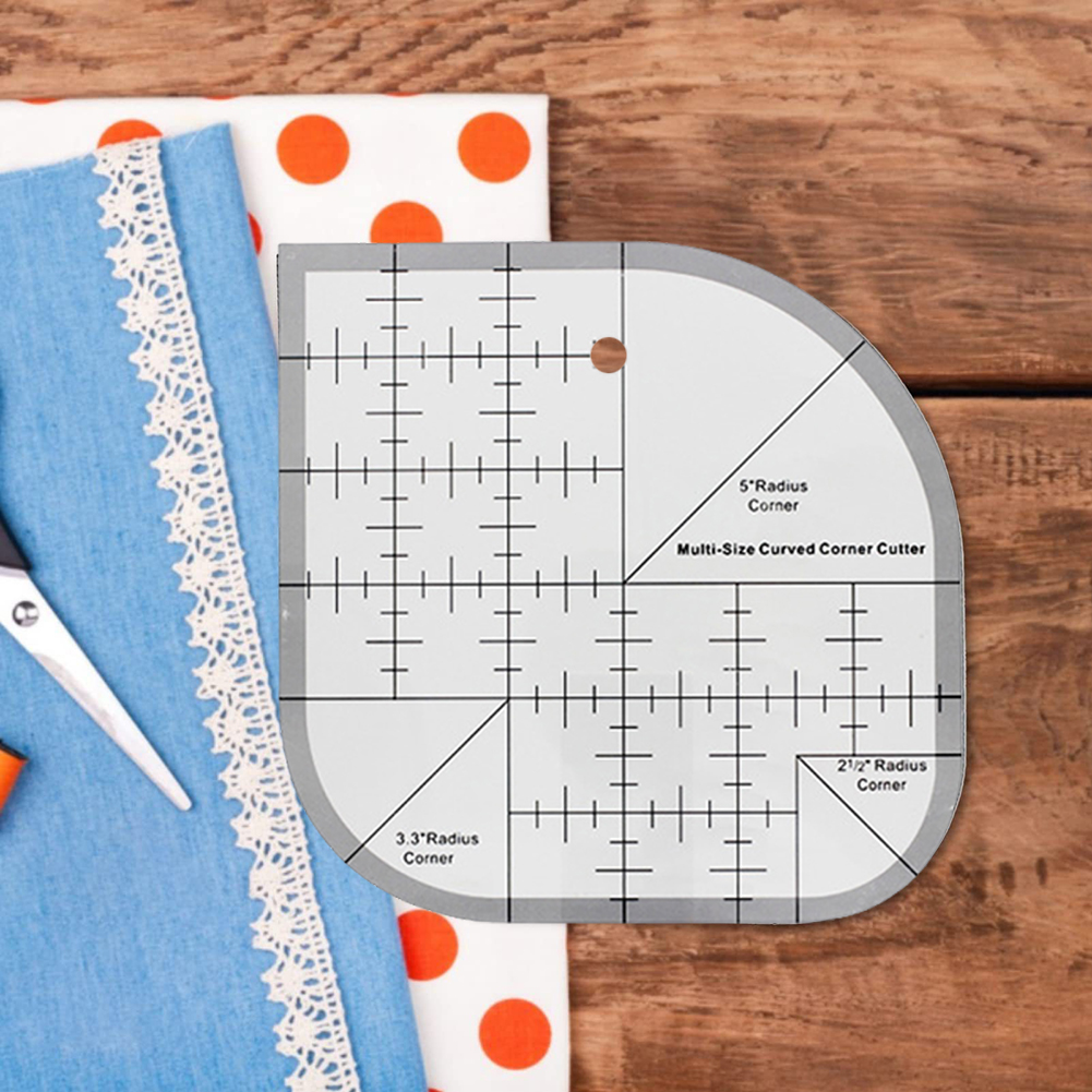 Non Slip Curved Corner Cutter  - Quilting Ruler Square 리뷰 및 가격