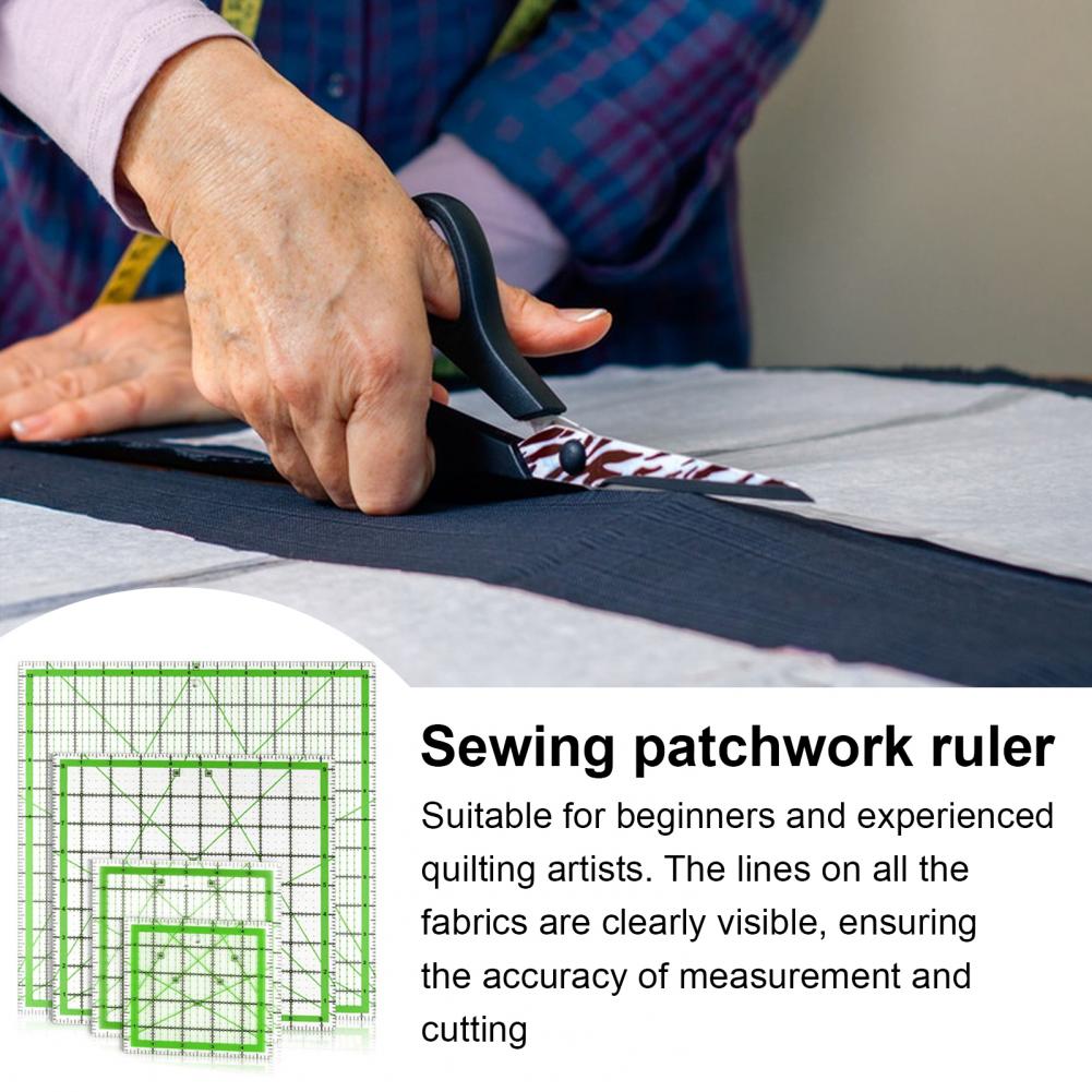 4Pcs Acrylic Quilting Ruler 4. - Quilting Ruler Square 리뷰 및 가격