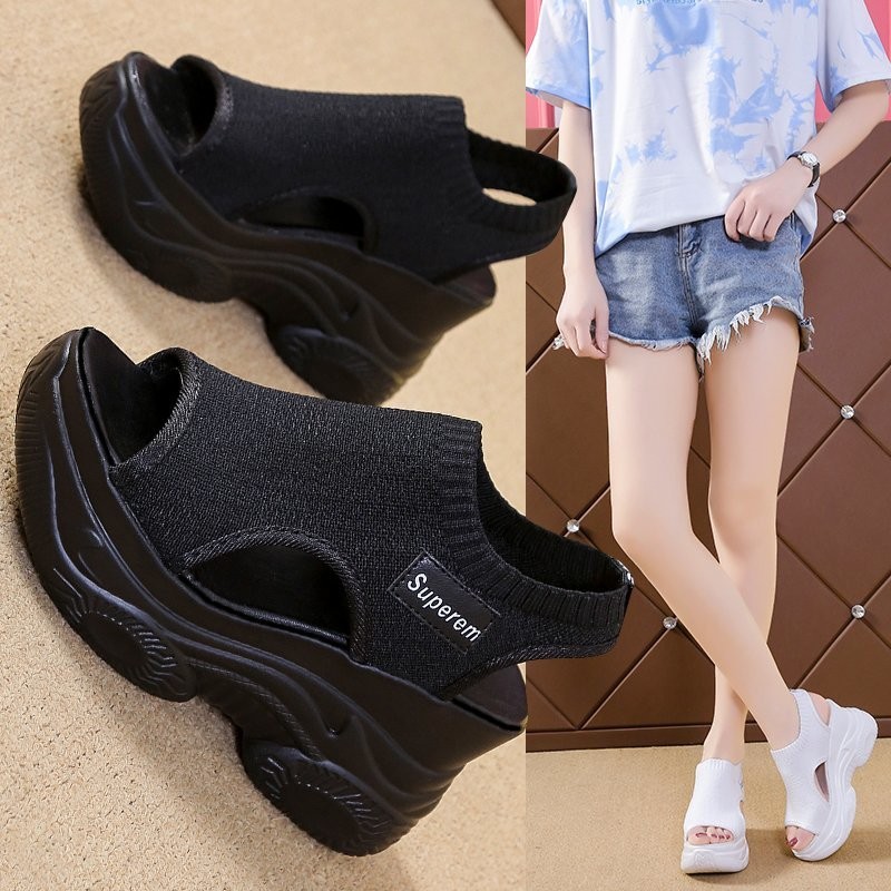 Women's Sandals 2025 Summer We - Elastic Waistband Roll 리뷰 및 가격