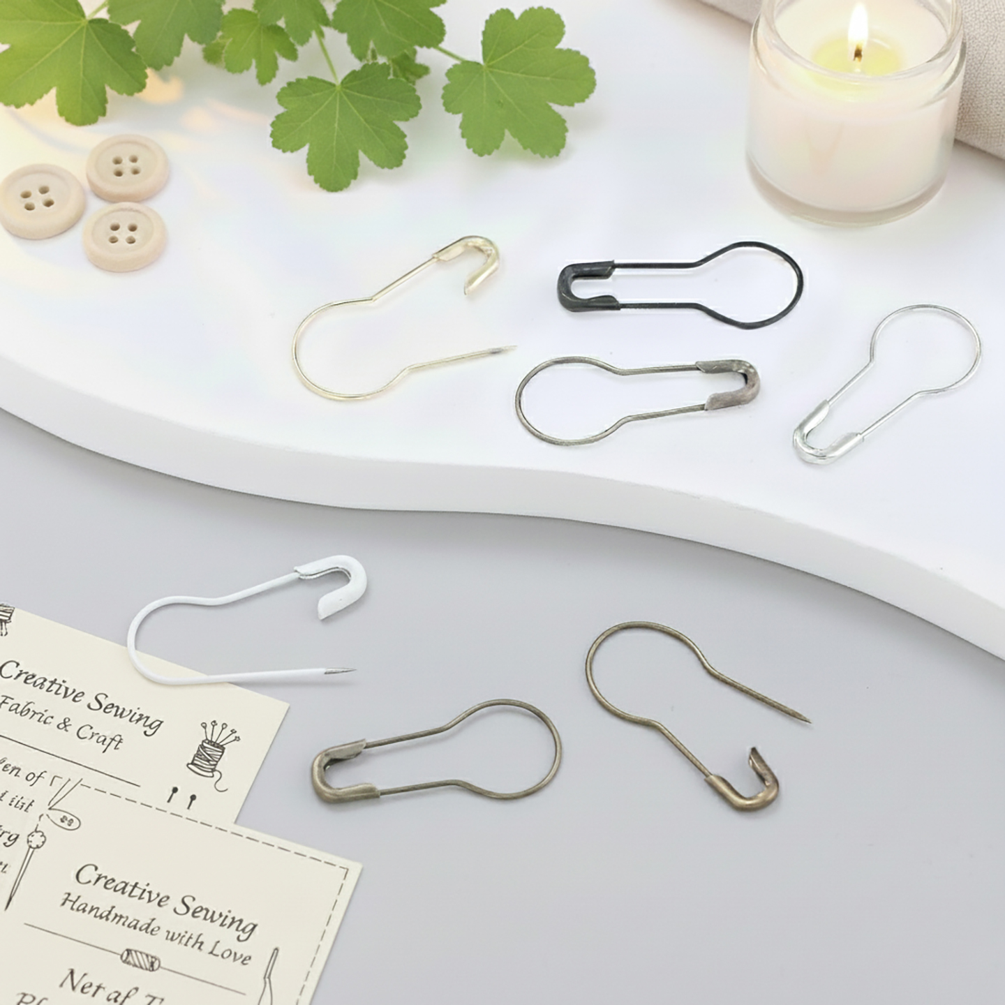 100Pcs/Lot Metal Gourd Safety  - Sewing Necessities 리뷰 및 가격