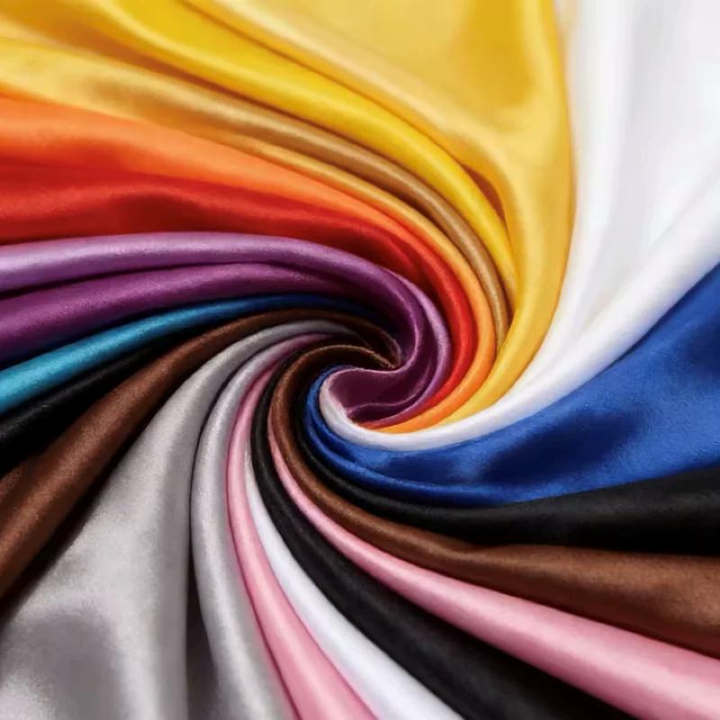 Multi-Color Soft Satin Fabric  - Textile And Sewing Materials 리뷰 및 가격