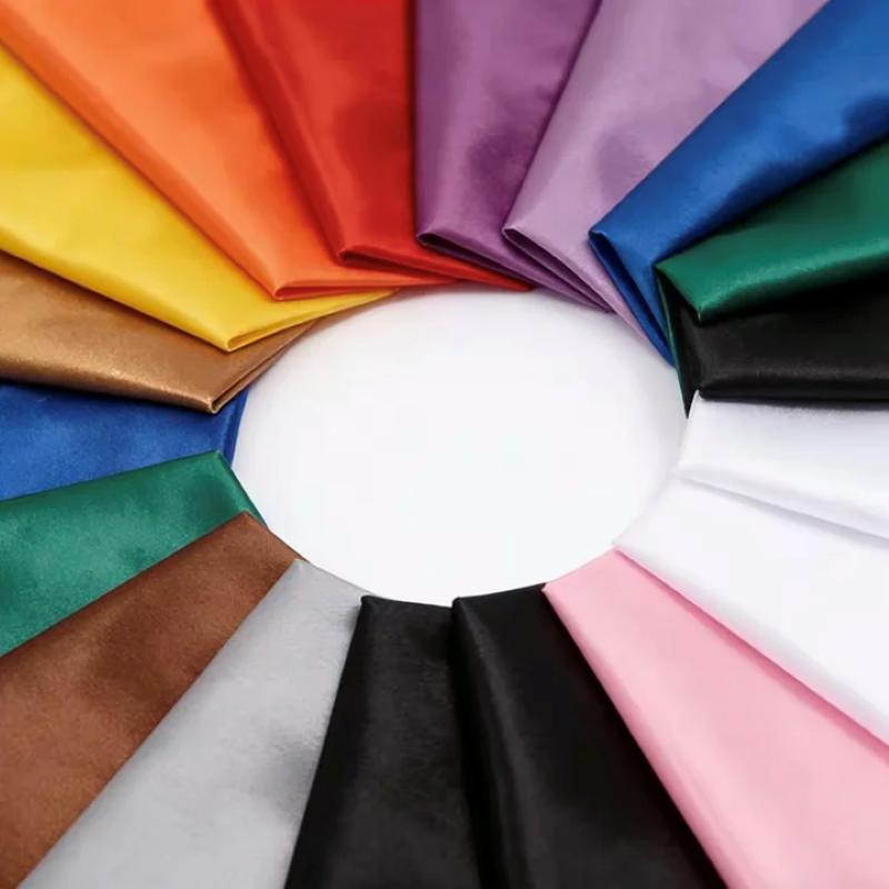 Multi-Color Soft Satin Fabric  - Textile And Sewing Materials 리뷰 및 가격