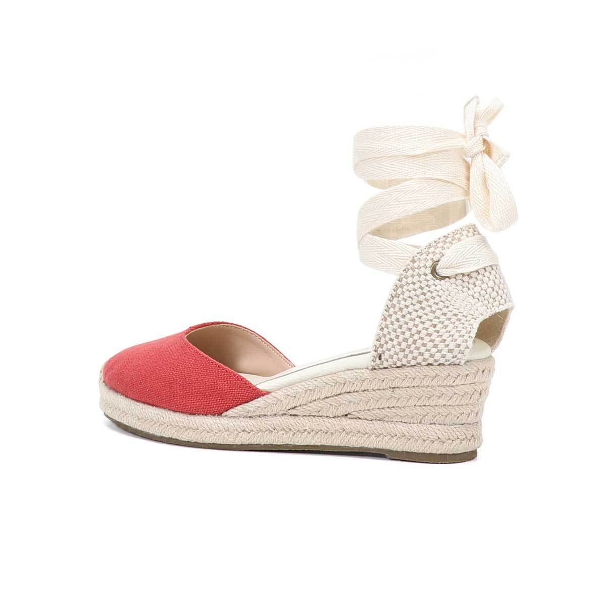 Women Wedge Espadrilles Lace U - Sewing Cotton 리뷰 및 가격