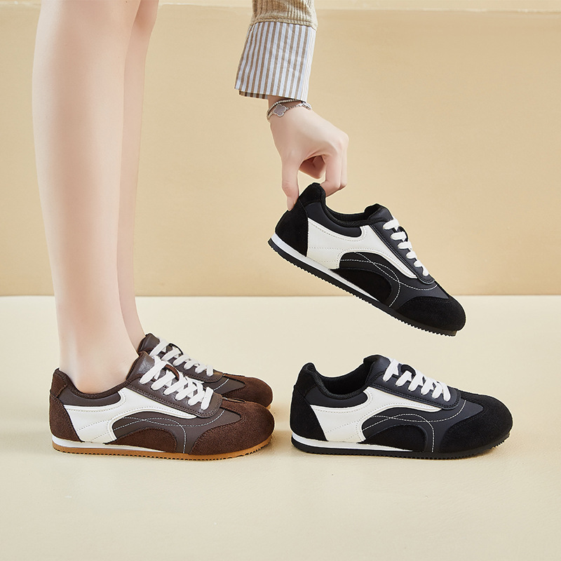 Women's leather sports shoes,  - Sewing Cotton 리뷰 및 가격