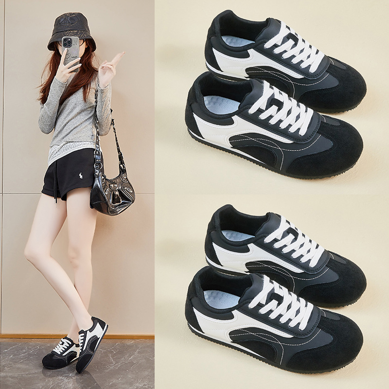 Women's leather sports shoes,  - Sewing Cotton 리뷰 및 가격