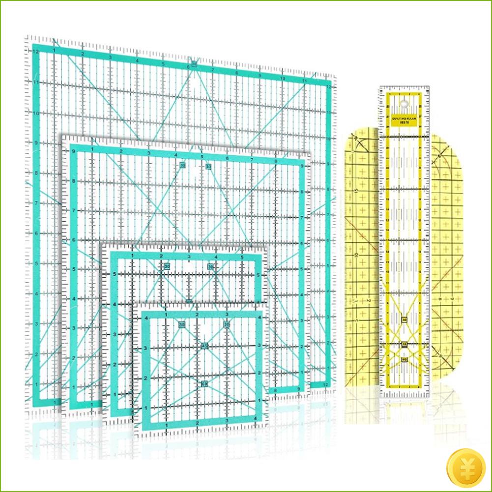 6 Piece Quilting Ruler Ironing - Quilting Ruler Square 리뷰 및 가격