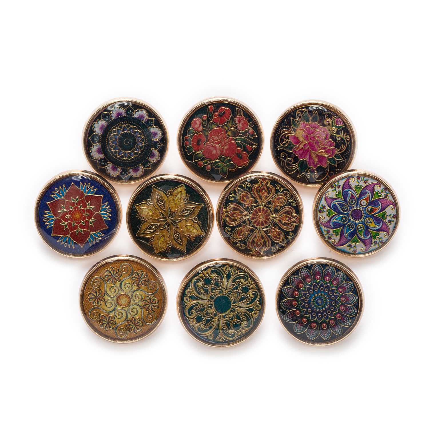 5pcs Retro Gold Wire Flower Ro - Button Hole Cutter 리뷰 및 가격