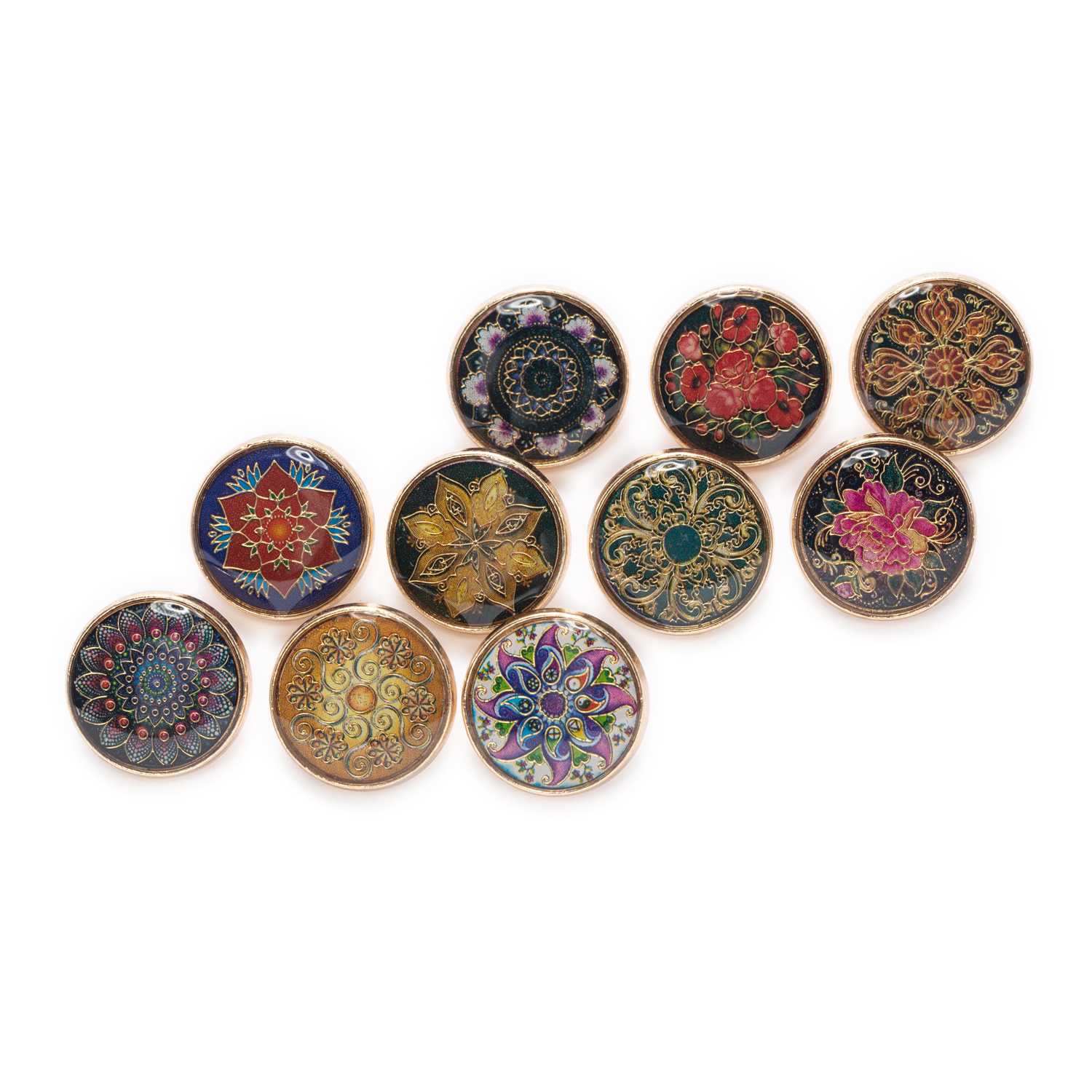 5pcs Retro Gold Wire Flower Ro - Button Hole Cutter 리뷰 및 가격