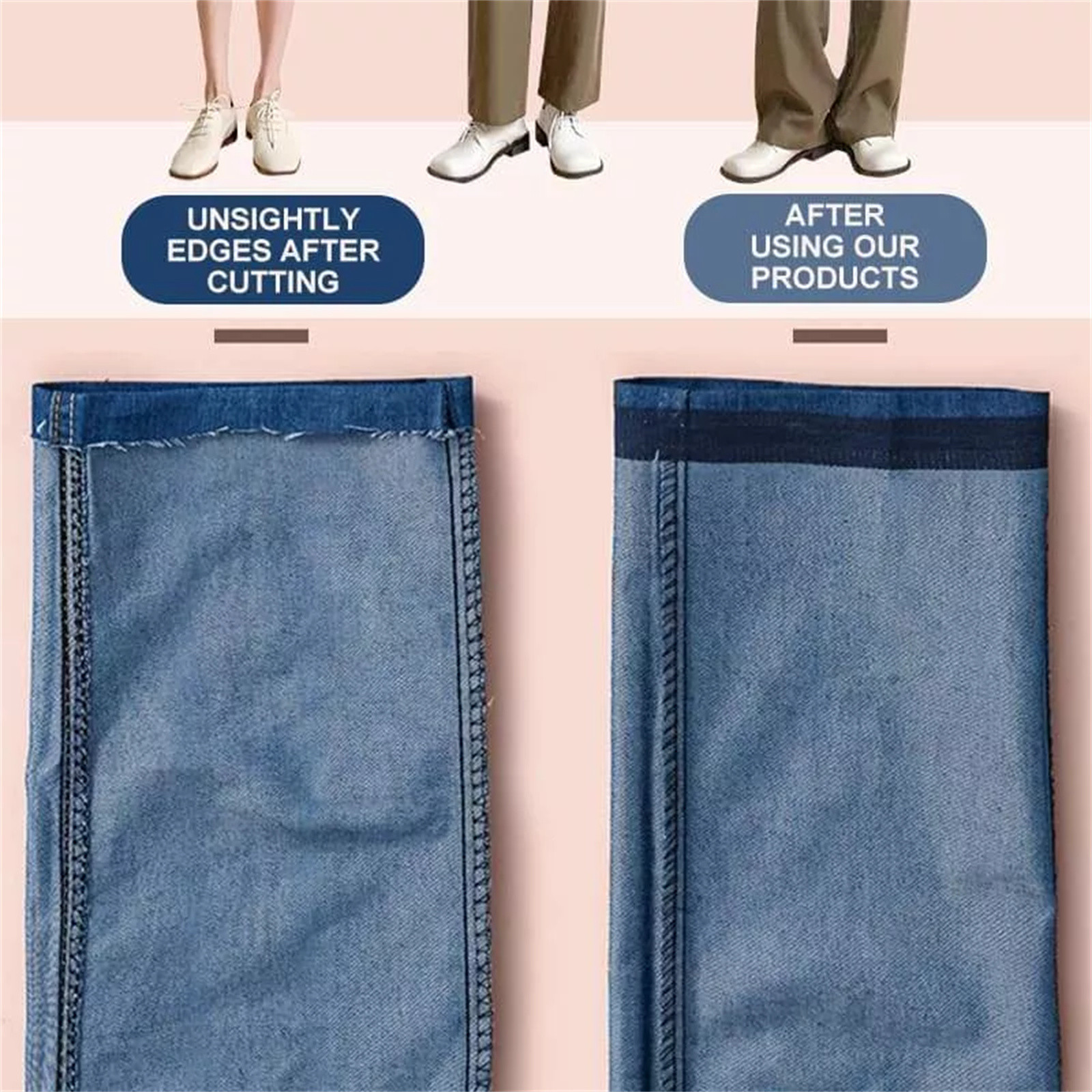 Pants Edge Shorten Self-Adhesi - Interfacing Iron On 리뷰 및 가격