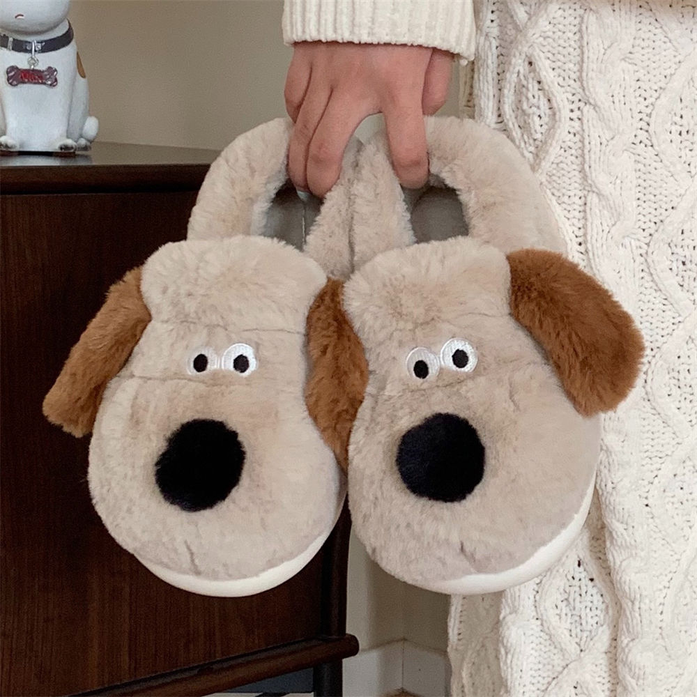 Size36-45 Hug Dog Slippers Gir - Sewing Cotton 리뷰 및 가격