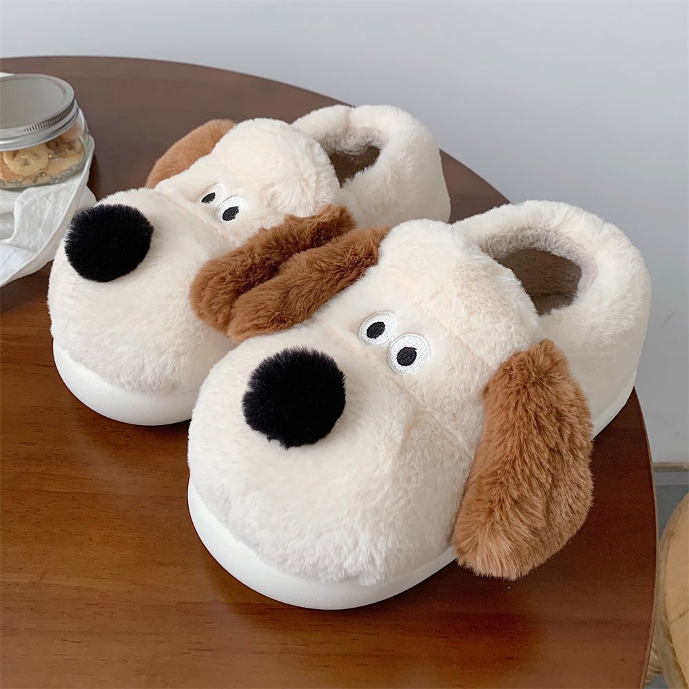 Size36-45 Hug Dog Slippers Gir - Sewing Cotton 리뷰 및 가격