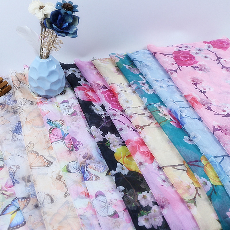 30D Butterfly Printed Chiffon  - Sewing By 리뷰 및 가격