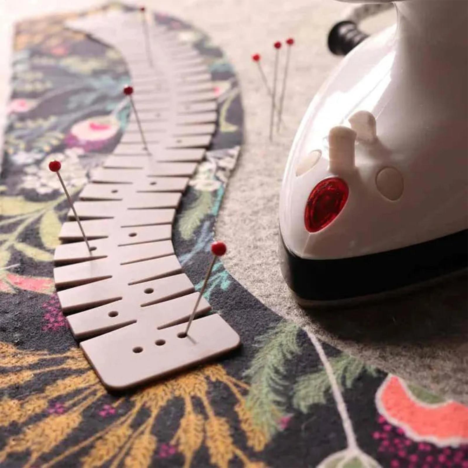 Silicone Hemming Ruler With Ma - Sewing Necessities 리뷰 및 가격