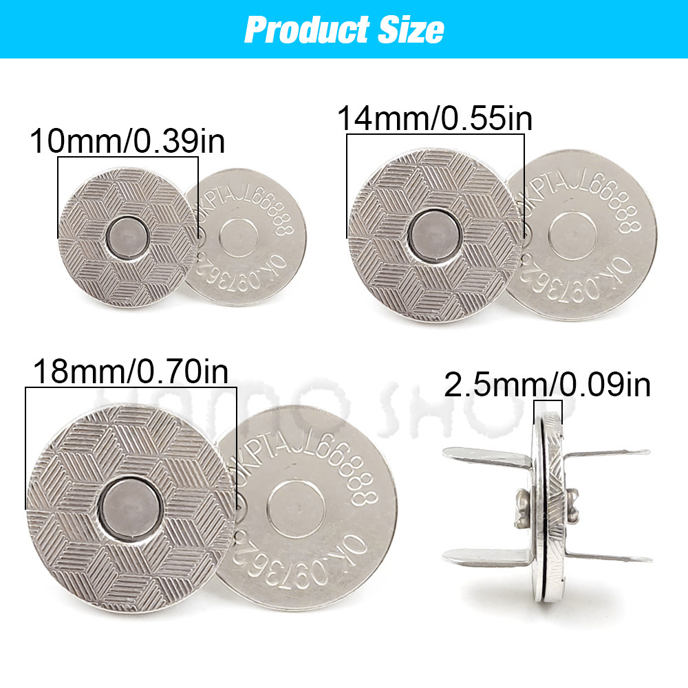 20sets/lot 10mm-18mm Magnetic  - Button Hole Cutter 리뷰 및 가격