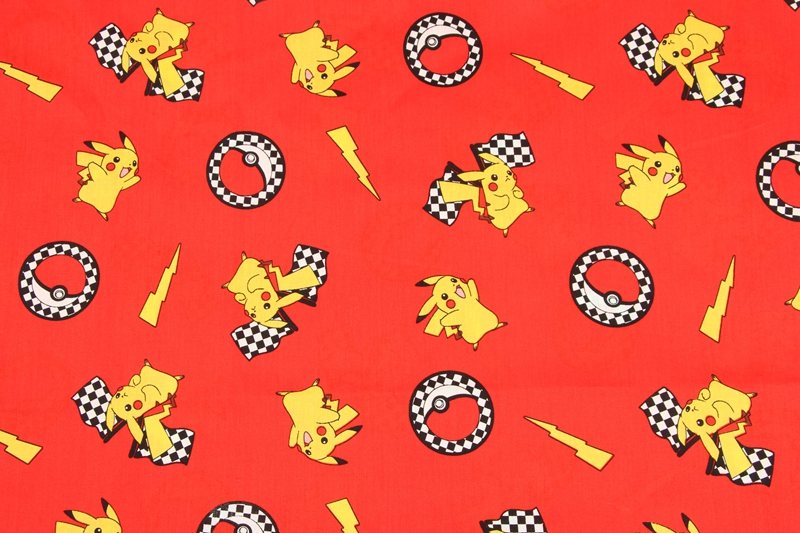 140cm Width Pokemon Pocket Mon - Textile And Sewing Materials 리뷰 및 가격