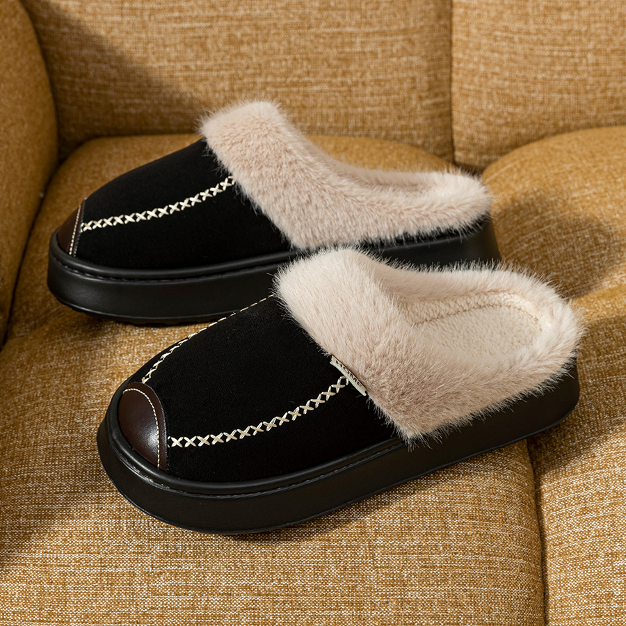Fashion Women Slippers Winter  - Sewing Cotton 리뷰 및 가격