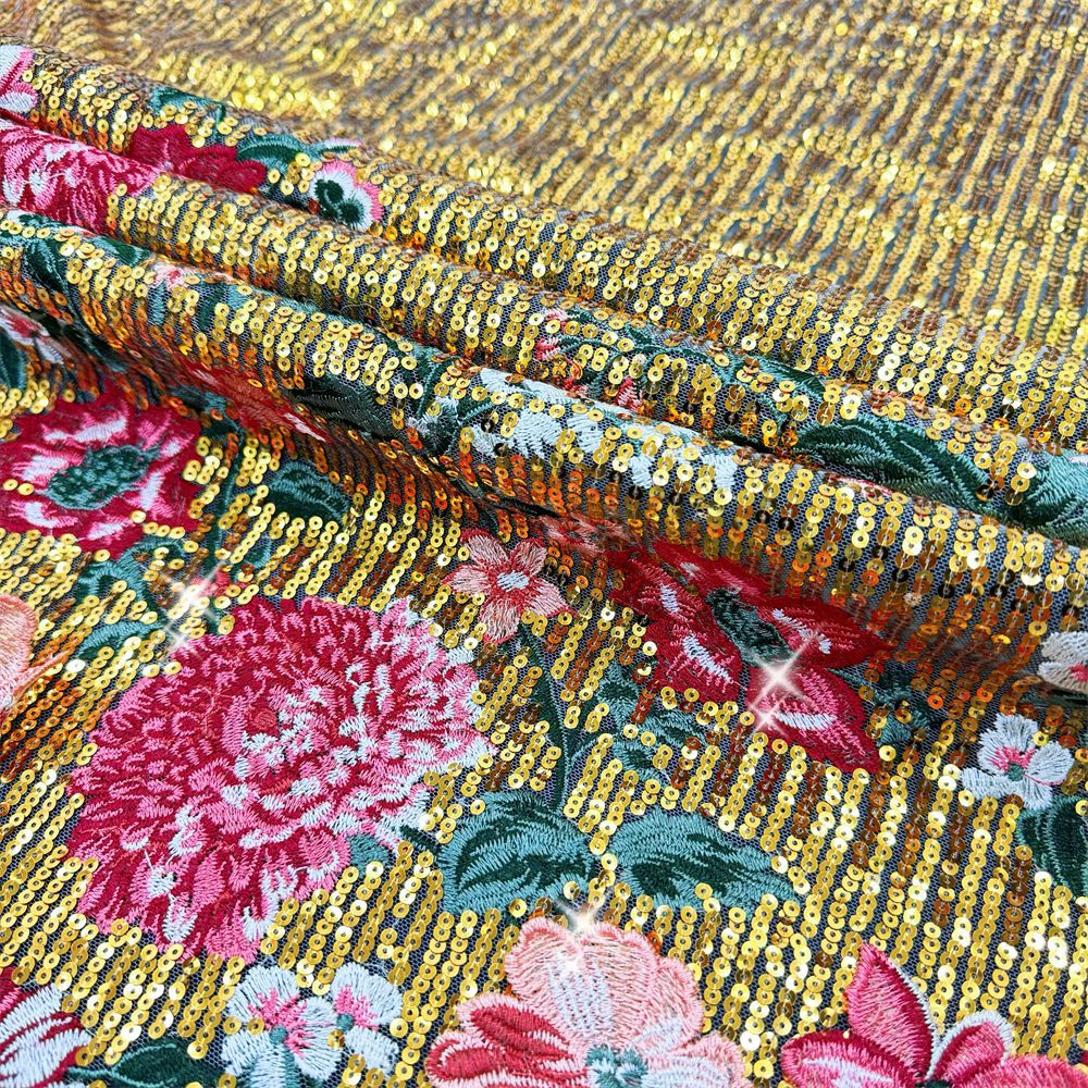 1 yardThree-dimensional embroi - Sewing Embroidery Fabric 리뷰 및 가격