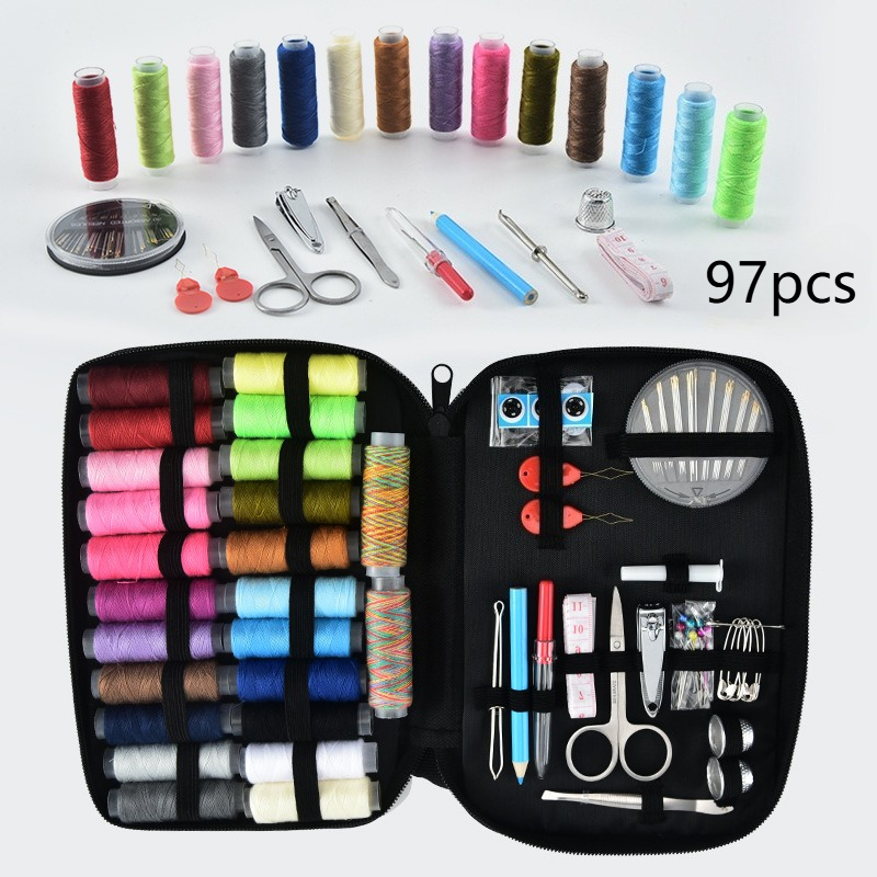 97pcs Sewing Kit with Sewing S - Sewing Thread Production 리뷰 및 가격