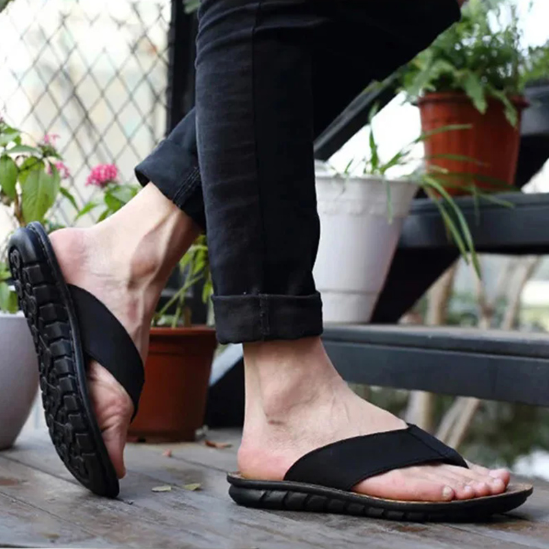 Summer Shoes Men Slippers Genu - Sewing Net 리뷰 및 가격