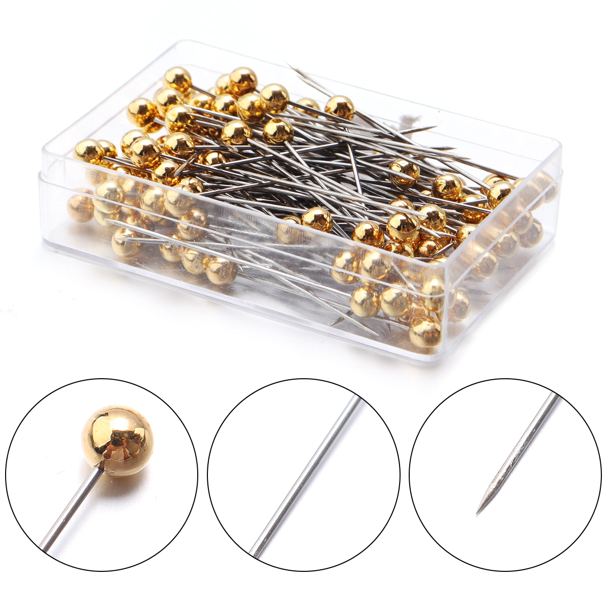 100Pcs Color Ball Head Pins St - Sewing Necessities 리뷰 및 가격